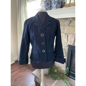 Josephine Chaus Jean Jacket (Size 6)